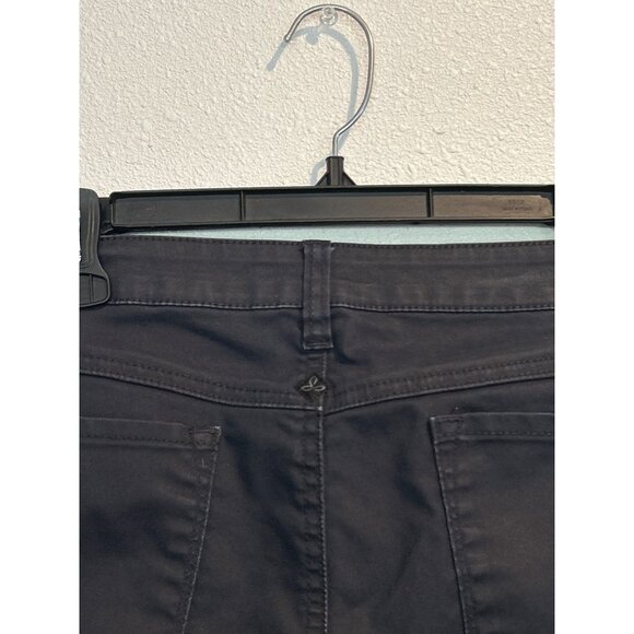 Prana "KAYLA" Jeans Organic Cotton Blend size 12/31 DARK BLACK/BLUE - Picture 3 of 6